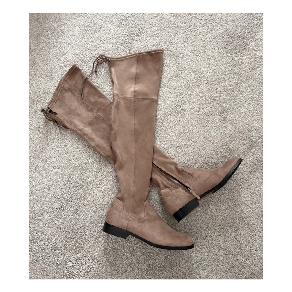 Dolce Vita Tan Over the Knee Boots